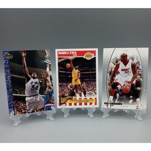 Shaquille O'Neal, Magic, Heat, Lakers - Lot of 3 Classic Basketball Cards